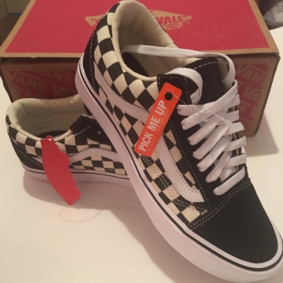 🖤NWT Old School Check Vans Size 8 🧔🏻/9.5👩🏻 - Picture 2 of 6